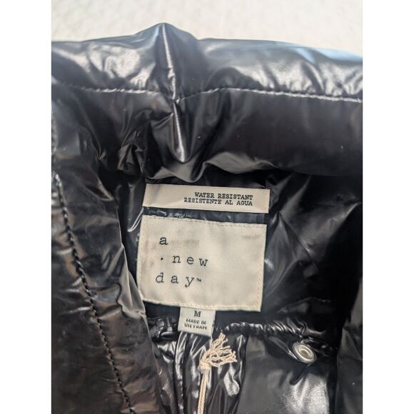🖤 NWT A New Day Black Short Puffer Jacket M - Picture 6 of 8